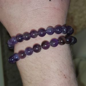 Amathist handmade  Bracelet